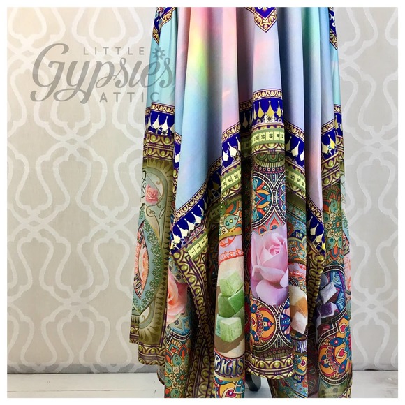 Antique Rainbow Unicorn Maxi Dress - Picture 7 of 16